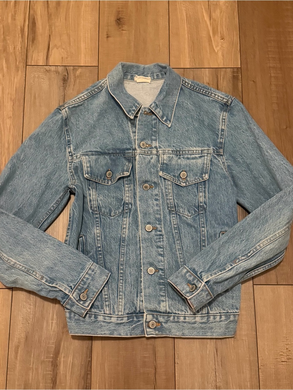 Brandy melville john galt blue denim button up jacket